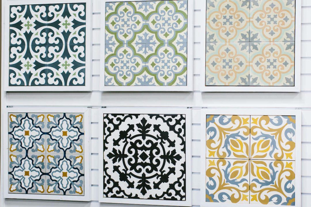 porcelain and ceramic tile mosaic design